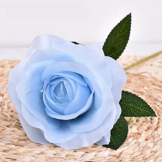 Искусственный цветок розы Реалистичная поддельная шелковая цветочная ветка Дом Офис Свадебная вечеринка Настольное украшение DIY Ваза Искусственный цветущий декор