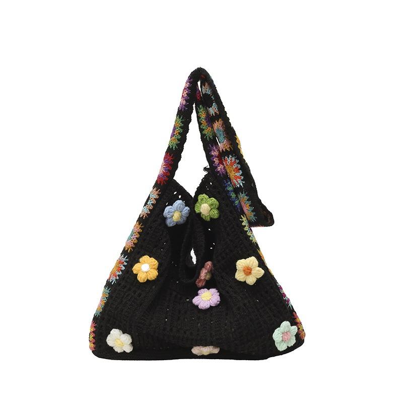 Вязаная сумка в стиле ленивого ветра, женская новая модная и популярная сумка-тоут, сумка на плечо большой вместимости, сумка-тоут