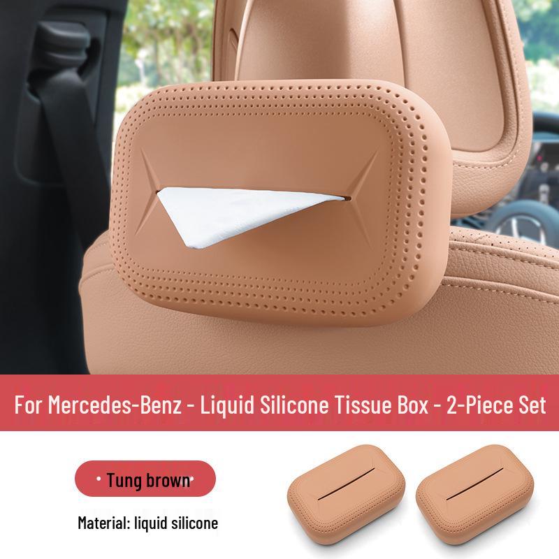 Mercedes-Benz E300L/E-Class/C-Class/GLC300L/C260L Car Tissue Box Holder for Interior Decoration