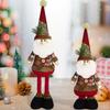 Cute Plush Dolls for Christmas Decoration Vivid Appearance Soft Cute Figurine for Christmas Themed Party Decor