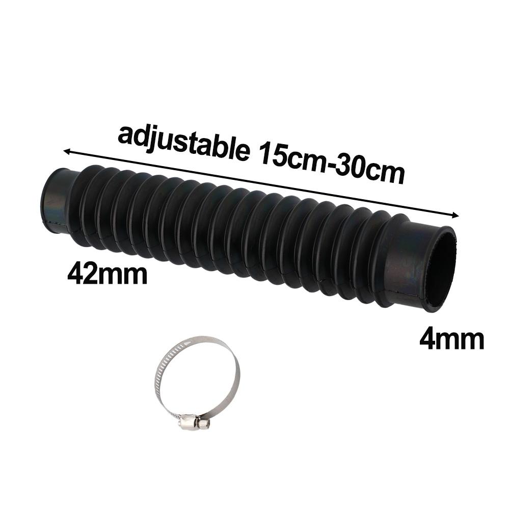 Универсальный автомобильный воздушный фильтр шланг капот воздухозаборник труба мотоциклетный воздуховод шланг трубка черный гибкий фильтр трубка