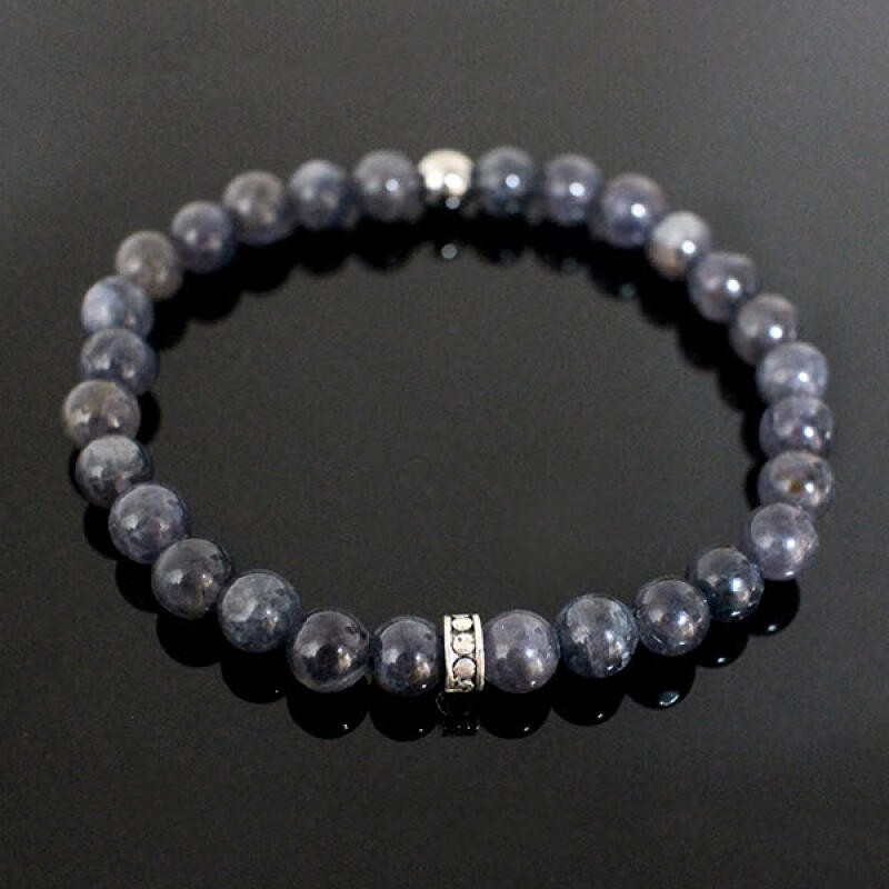 Blue Sapphire Natural Stone Germanium Health Bracelet