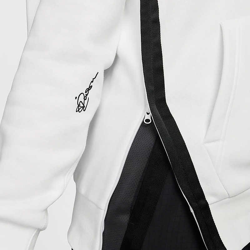 Nike Sabrina Fleece Hooded Skin-Friendly Long Sleeve Sweatshirt Unisex Sweatshirt White FV3206-121