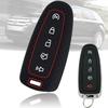 Silicone Car Remote Key Shell Cover Case Fob Skin Holder Protector 5 Button For Ford Explorer Expedition Focus Edge C-Max Taurus