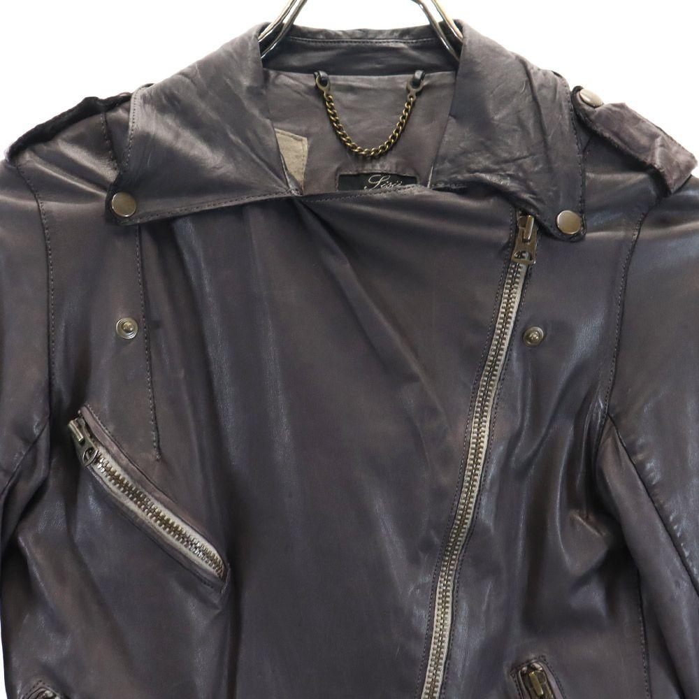 Sisii leather Double riders jacket Brown Women Used