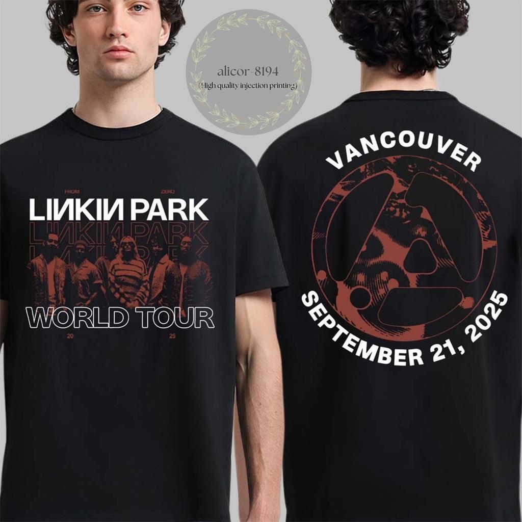 Linkin Park From Zero World Tour Vancouver BC Canada September 21 2025 T Shirt Mens Womens Tees Top