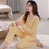 Pajamas With Chest Pads Women'S Modal Long-Sleeved Women'S Loungewear
