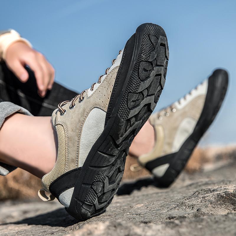 Men's Genuine Leather Outdoor Casual Shoes Sneakers