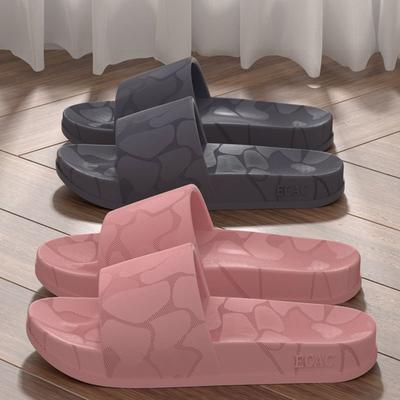 Летние простые модные элегантные и удобные геометрические нескользящие антизапаховые домашние сандалии для ванной комнаты с мягкой подошвой тапочки