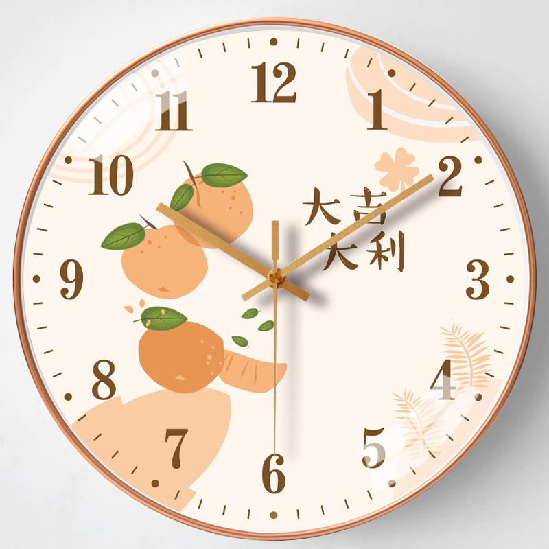 8-дюймовые 20 см современные простые часы для дома, гостиной, модные часы, креативные часы интернет-знаменитости, бесшумные настенные часы