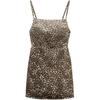 Leopard Print Short Comfortable Casual Cami Dress Women Dresses Multicolor 5520282-051