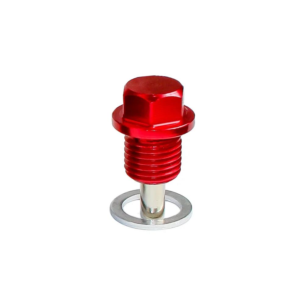 M12*1.25MM Magnetic Oil Drain Plug/Oil Sump drain plug Red Blue Black Gold Purple Silvery Green Gray Oil Drain Plugs 3