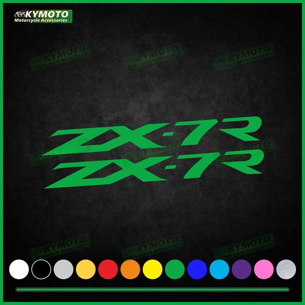For ZX-7R ZX7R motorcycle accessories decals fairing decoration helmet fuel tank engine logo reflective waterproof sticker
