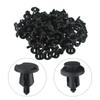 50pcs 10mm Hole Car Nylon Rivet Fastener Bumper Clip Retainer Screw Fender For ------------===ar Fasteners Clip Auto Accessories