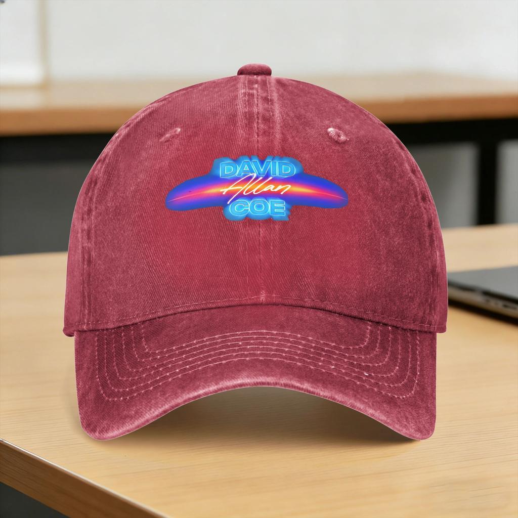 Washed Baseball Cap David Allan Coe Summer Trucker Hat For Couple Women  Streetwear Hunting Camping Sun Baseball Caps