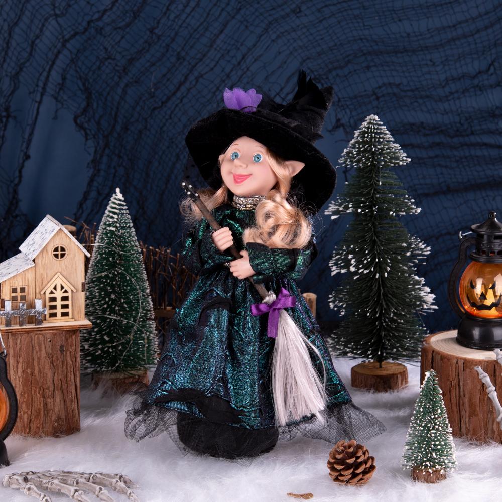Хэллоуин Ведьма Украшение Эльф Мальчик Девочка Кукла Игрушка Рождественские Подвесные Украшения Домашний Декор Эльф Подвесное Украшение Новогодние Подарки