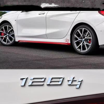 3d автомобильные буквы для F40 116i 116d 118d 118i 120i 120d 128ti глянцевая черная надпись эмблема логотип значок наклейка багажник аксессуары