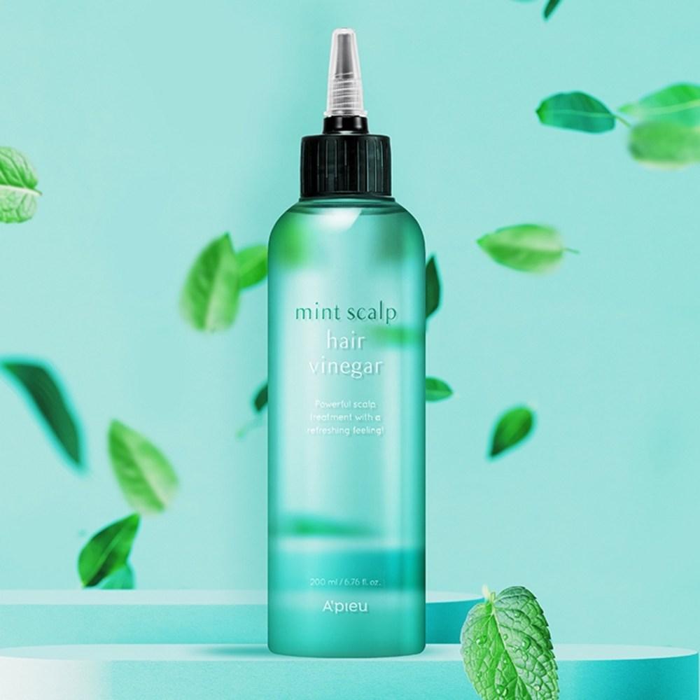 APIEU Мятный уксус для кожи головы, 200 мл, 4 штуки