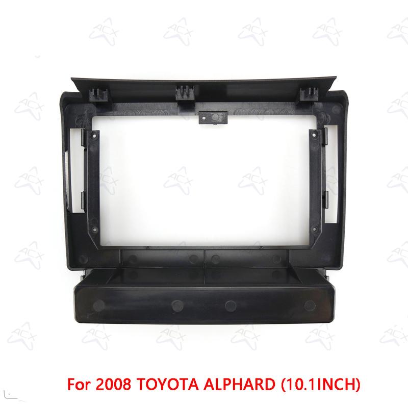 10 Inch Car Radio Fascias For Toyota Alphard Vellfire 2008-2015 Android Stereo Frame Player 2 Din Head Unit Panel With Cable