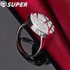 925 Sterling Silver Round Circle Interweave Ring Jewelry