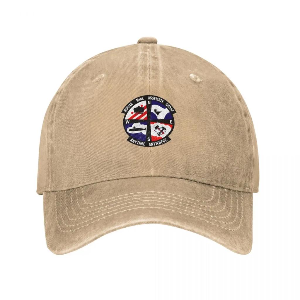MOBILE MINE ASSEMBLY GROUP MOMAG Baseball Cap Big Size Hat New In Hat F Horse Hat Caps Unisex Womens