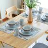 Seashells Linen Placemat Anti Slip Tableware Pad Summer Beach Placemat  Table Decoration