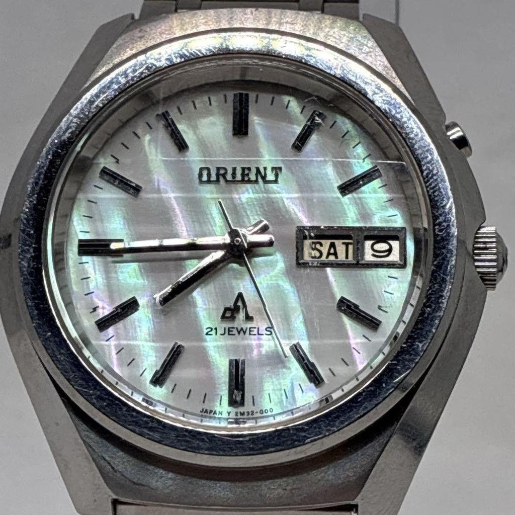Б/у, хорошее состояние, рабочий экземпляр, мужские наручные часы Orient Chrono Ace, хронограф, автоматический завод