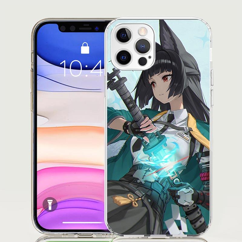 Чехол для телефона Hoshimi Miyabi Zenless Zone Zero ZZZ Для iPhone 17 Air 16 15 Plus 11 14 Pro Max 13 Mini 12 7 8 + SE Рисунок Арт Custo