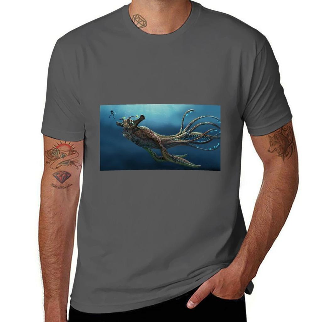 Sea Emperor Transparent T-Shirt Fashion Casual Short Sleeve T-Shirt