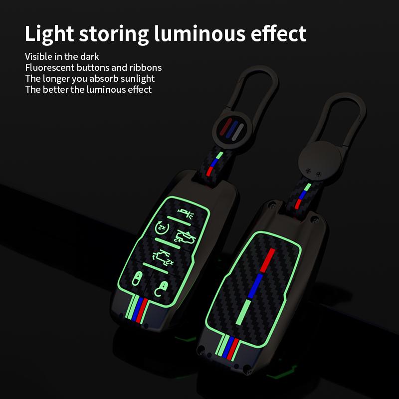 Чехол для ключа автомобиля из цинкового сплава, крышка для пультов дистанционного управления для пикапа Dodge RAM 1500 2500 3500 4500 5500 2019 2020 2025 2025, аксессуары для брелока