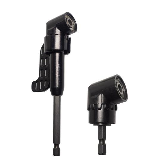 2Pcs Screwdriver Corner Tool 105 Degrees Bend Heavy Duty Metal Screwdriver Bit Bending Adapter Electric Power Drill Extension Accessories