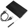 Корпус для внешнего жесткого диска, интерфейс USB 2.0 к SATA, скорость передачи 480 Мбит/с, материал: алюминиевый сплав, корпус для внешнего HDD 2,5 дюйма