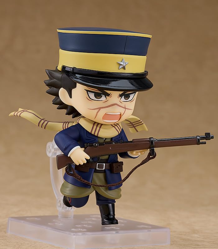 Good Smile Company УЛЫБКА Нендороид Золотой Камуй Саичи Сугимото Пластиковая Раскрашенная Подвижная Фигурка (ХОРОШАЯ КОМПАНИЯ) Немасштабируемый