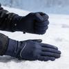 Мужские женские электрические термоперчатки с подогревом 5 В, ветрозащитные, 3 температурных режима, перезаряжаемые грелки для рук, сенсорные перчатки для катания на лыжах, велоспорта