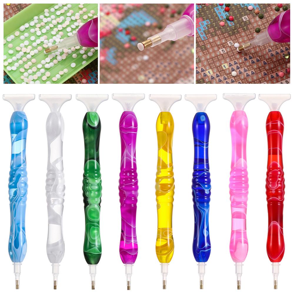 Stitch Sewing Accessories Resin Pen Point Drill Pen Resin Diamond Painting Pen 5D Diamond Painting