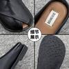 Стильные удобные женские летние закрытые шлепанцы-слипоны коричневого, бежевого, черного цветов