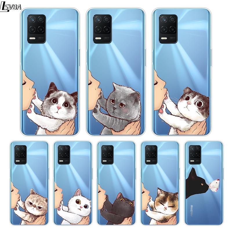 Cat Don't Kiss Me For Realme 8 8i V3 V5 GT Neo Flash Edition Explorer Master Neo2 Narzo 30 50i 50A C21Y Phone Case