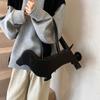 Креативная сумка для таксы Дачхунда из ПУ кожи, креативные животные, сумка через плечо, милая трехмерная мультяшная сумка, для улицы