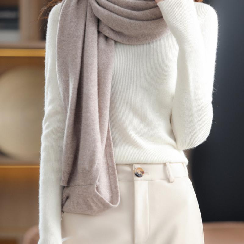 Autumn Air Conditioning Shawl, Scarf, Smock Cape, Pure Wool Knitted Cardigan, Large Size Shawl, Coat Sunscreen, Women's Thick