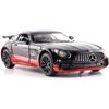 1/32 Diecast Alloy Sport Car Model for Benz AMG GTR Sound Light with Pull Back Diecasts Cars Toy Vehicle Models for Boy Children Gifts