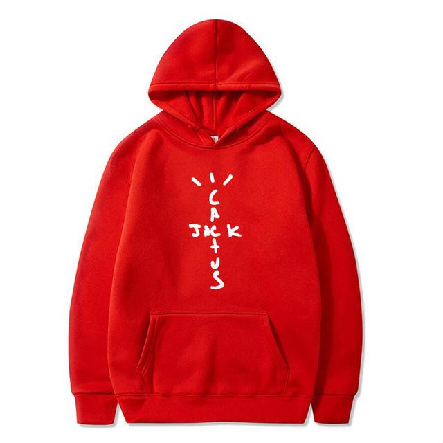 Худи с принтом алфавита Cactus Jack Swag Женская толстовка с капюшоном Повседневный пуловер