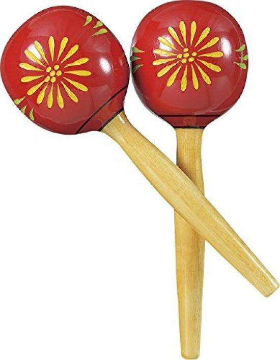 Маракасы Zen-On, круглые, красные, ZMR-7/RED