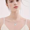Elegant moonstone teardrop pendant necklace suitable for daily wear and as a gift