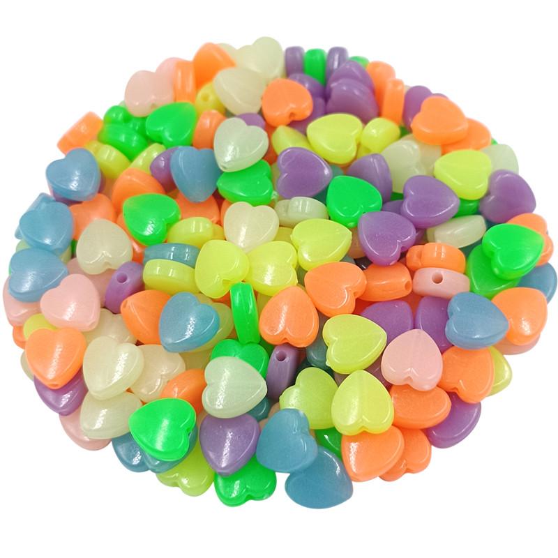 Креативные 10 шт. Изготовление Ювелирных Изделий Сплошной Цвет Желе Цвет для Ожерелья Браслета Серьги Творческие Материалы Ручной Работы Акриловые Любовные Свободные Бусины