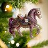 Yousheng Horse Theme Acrylic Ornament 2D Flat Print Hanging Pendant for Horse Lovers Christmas Tree Decor And Equestrian Gift