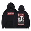 British Rock Band OASIS Live 25 Tour Hoodie Men Woman Oversized Hip Hop Sweatshirts Winter Thick Casual Oversized Tracksuit Tops