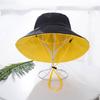 Wide Brim Women Double-sided Wear Bucket Hat Outdoor Foldable Sun Visor Panama Hats Girls Beach Travel Portable Fisherman Cap