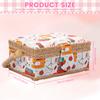 Sewing Basket Large Capacity Sewing Basket Organizer with Inside Pocket Multifunctional Sewing Supplies Basket for Needles