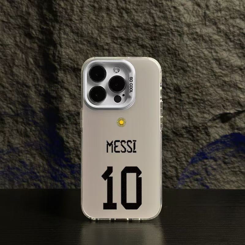Новый Месси №. 10 подходит для чехла для мобильного телефона Apple 17 iPhone16 футбол 15 продвинутый 14pro креативный 13pro.