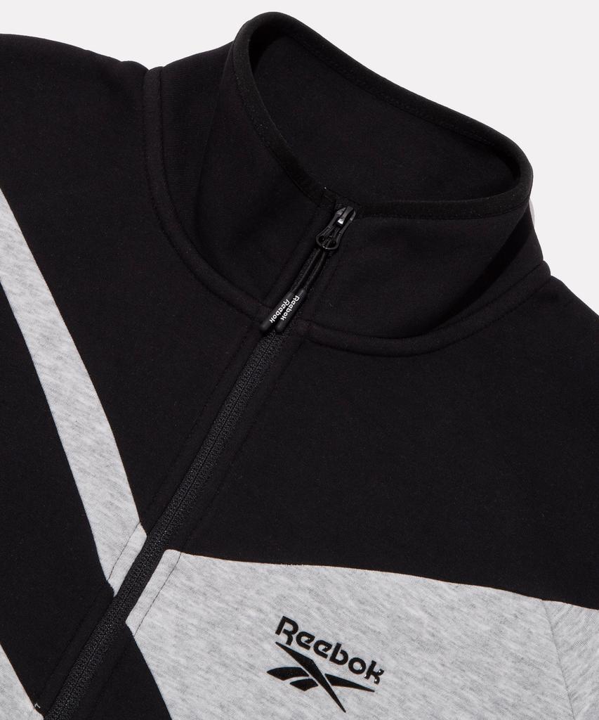Reebok Толстовка на молнии Scuba Vector - Серая / 100239675